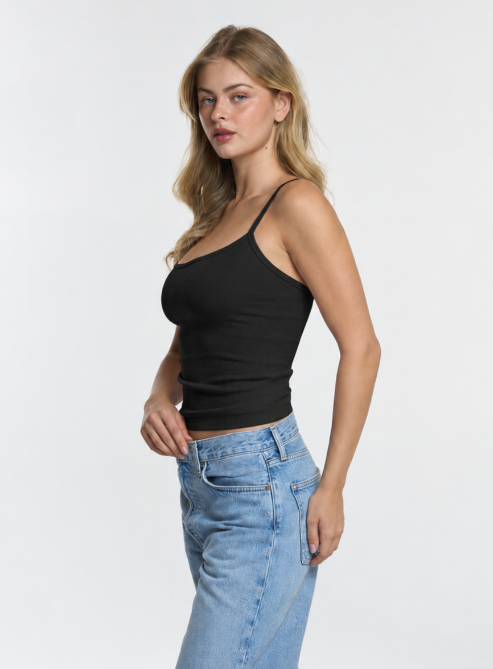 KIM BLACK RIB