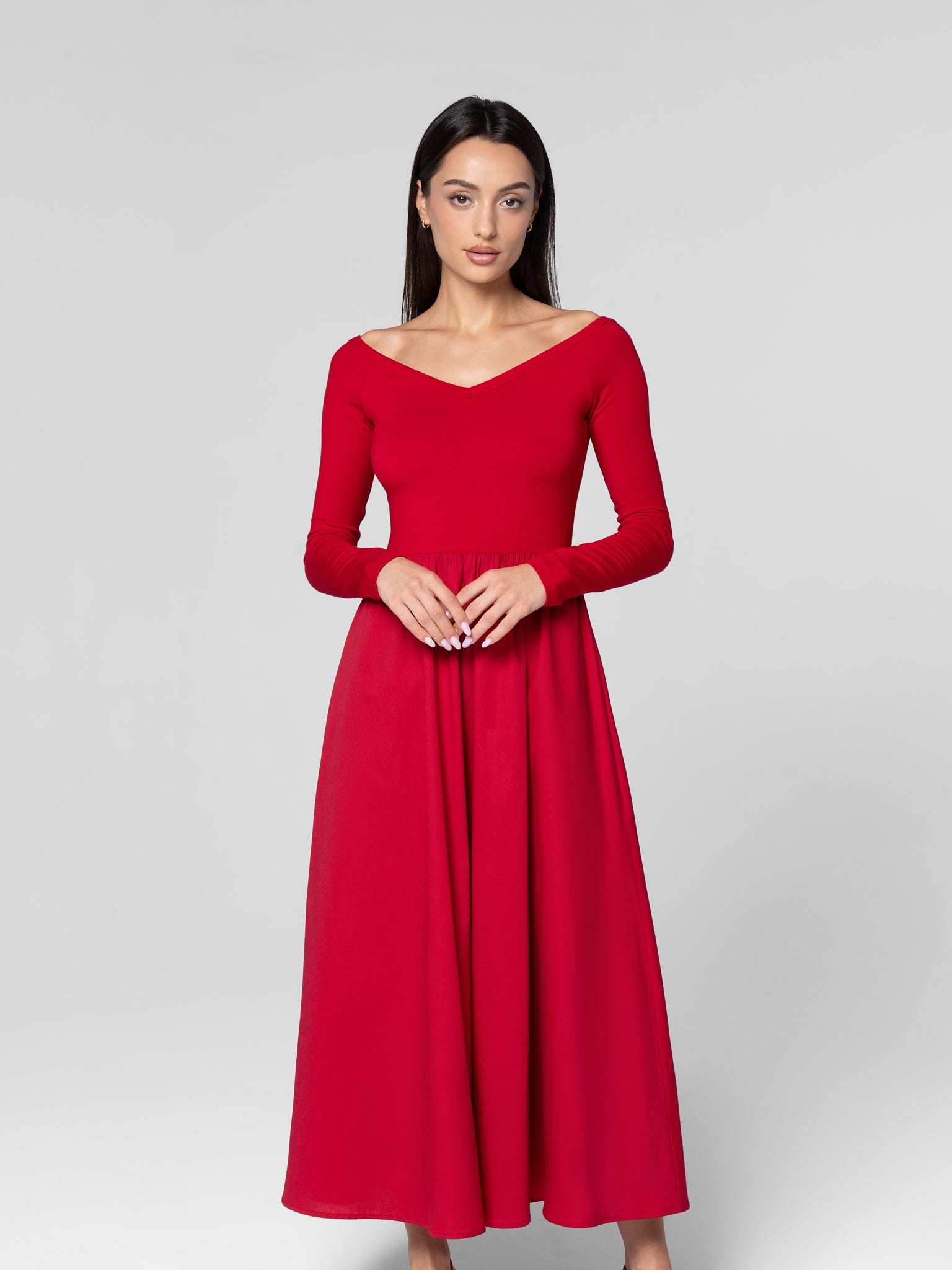 STELLA DRESS - RED