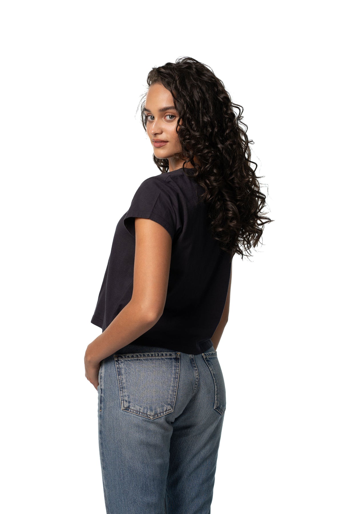 CINDY  TEE- VINTAGE BLACK